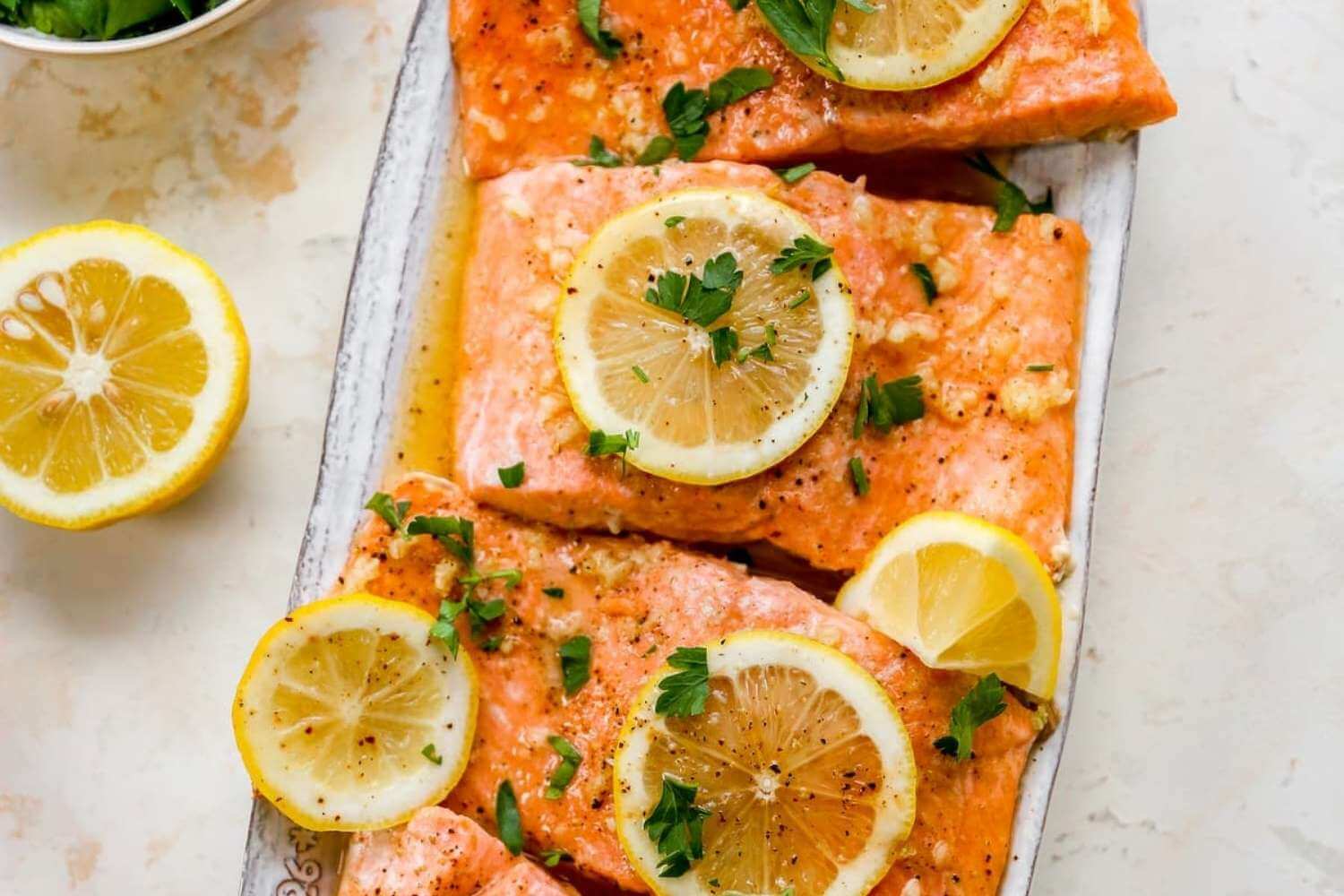 lemon garlic salmon